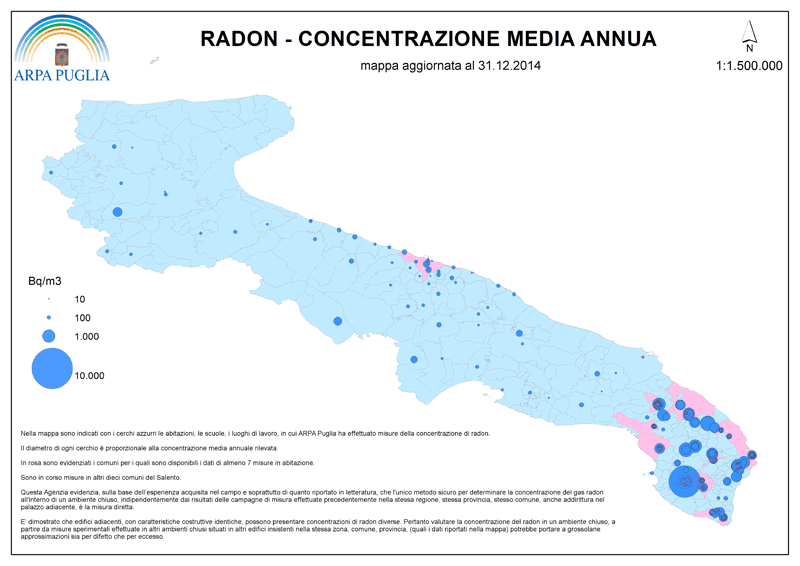 Rischio Radon in Puglia - Arpa Puglia